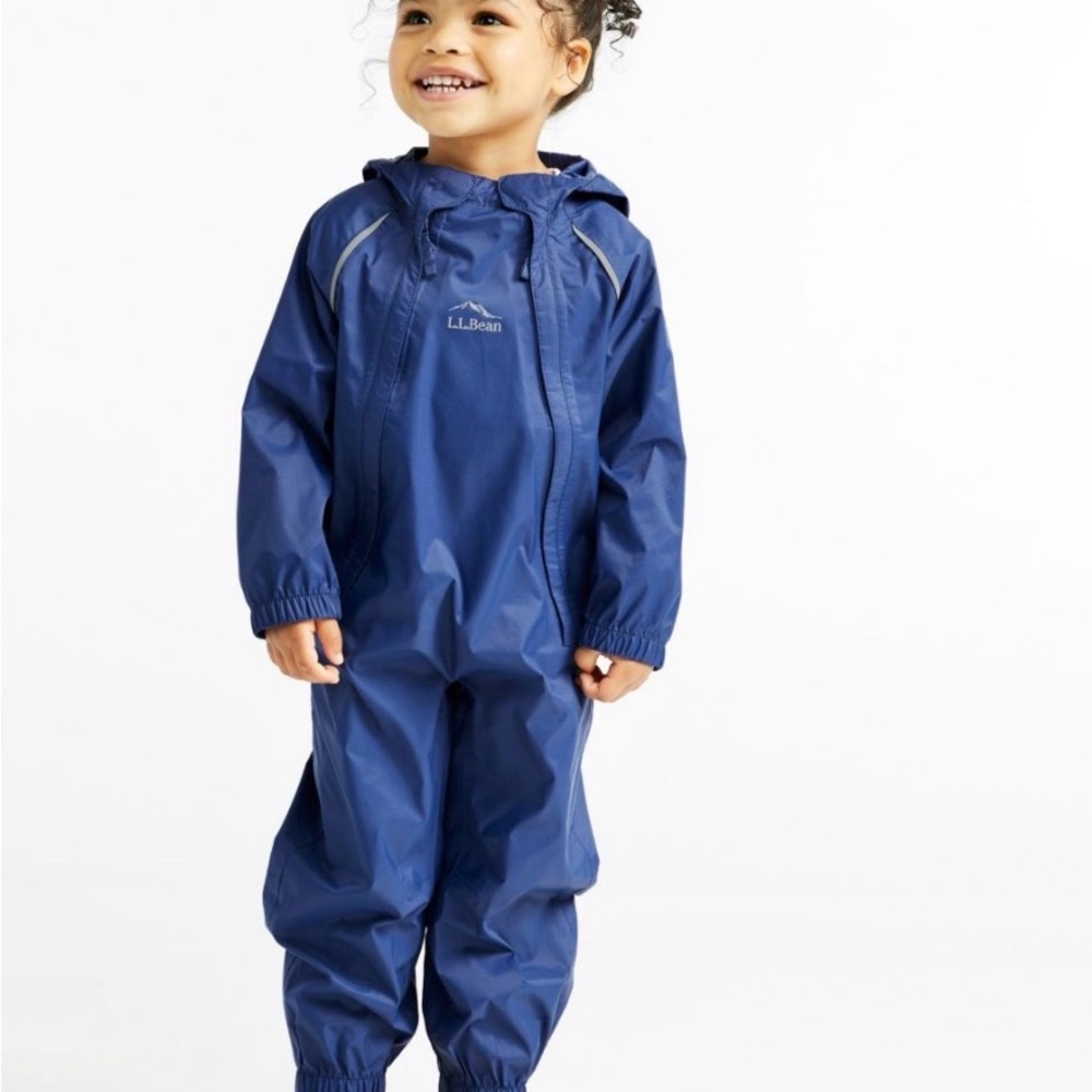 L.L. Bean Children's Navy Waterproof Suit